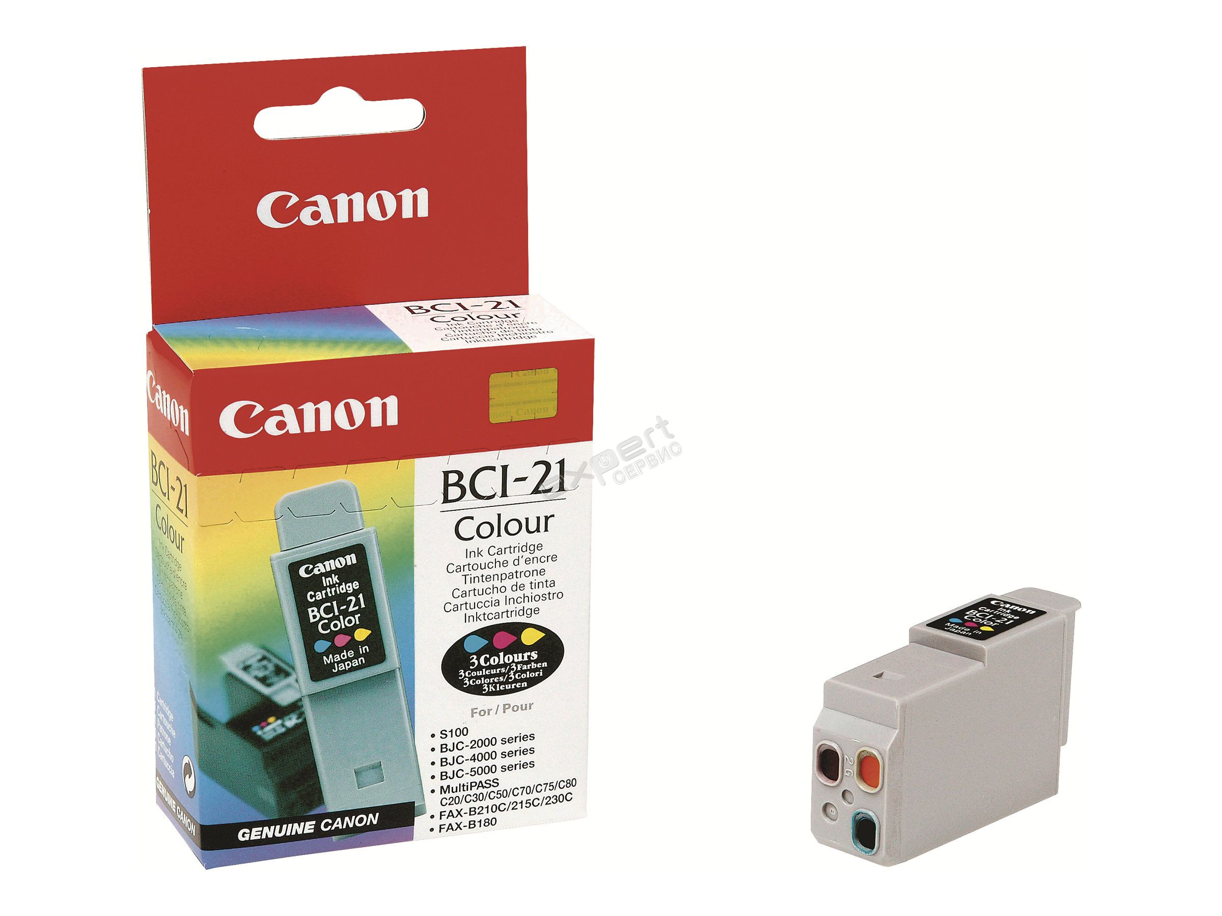 Заправка картриджа Canon BCI-21C