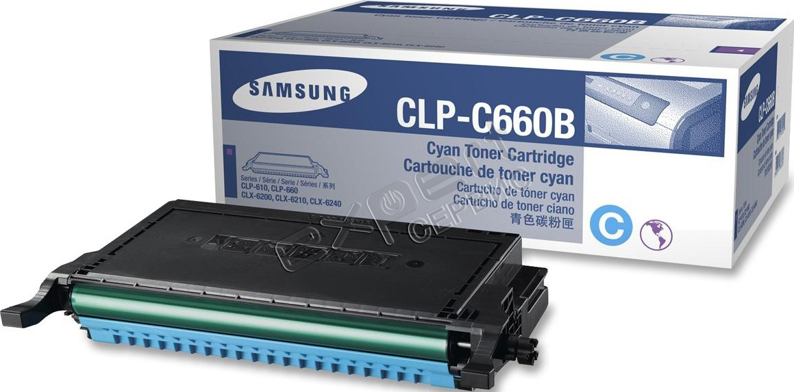 Заправка картриджа Samsung CLP-C660B