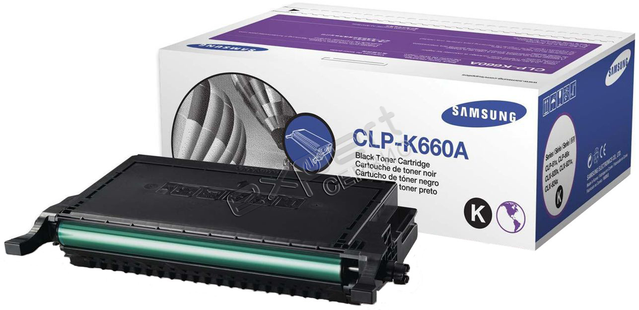 Заправка картриджа Samsung CLP-K660A